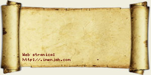 Anđela Stošić vizit kartica